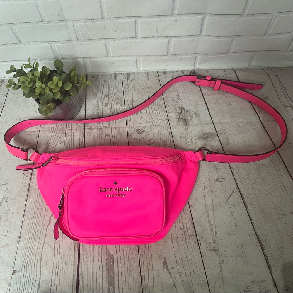 Kate Spade Neon Pink Belt Bag